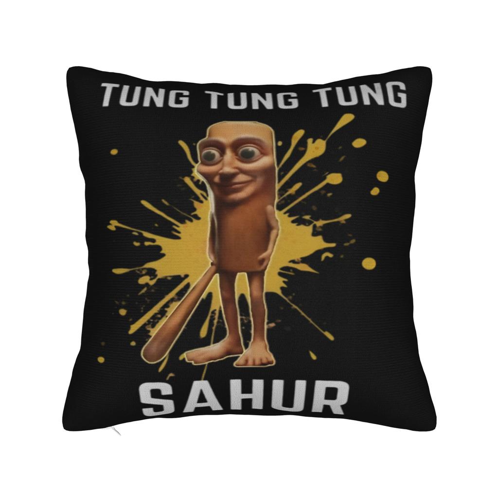 Тун Тун Тун Сахур Лицо Квадратные Наволочки Итальянские Мозголомные Наволочки на Подушки Индивидуальная Декоративная Наволочка для Автомобиля 40x40см