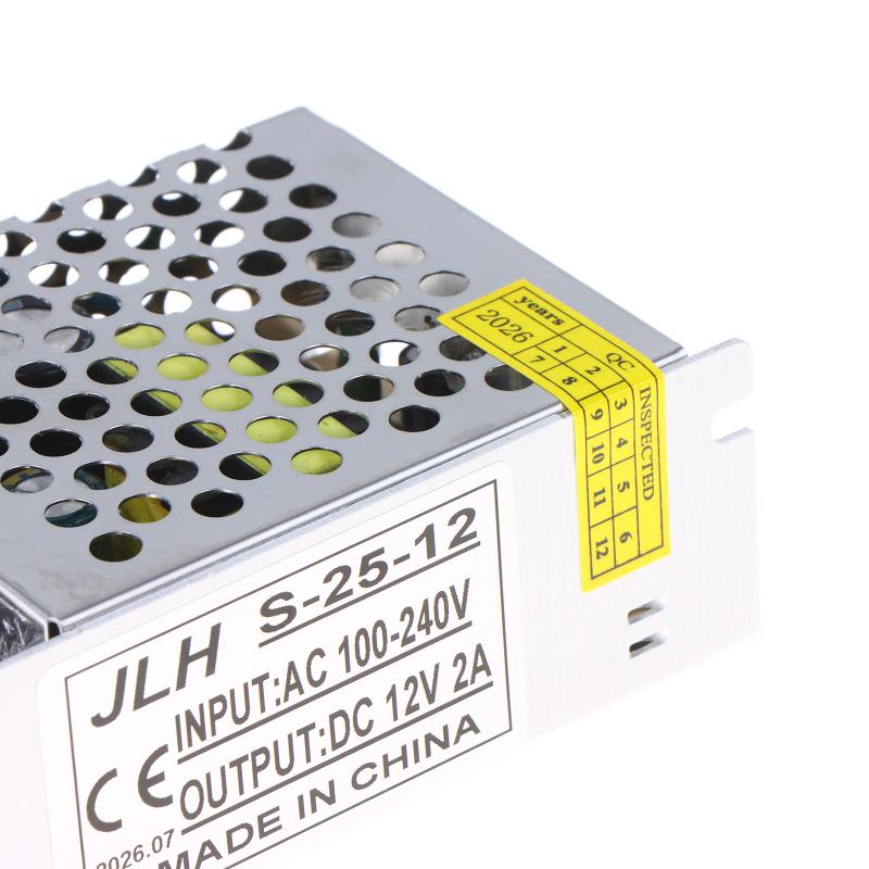Трансформатор освещения AC 110V-240V на DC 5V 2A/5A 25W 60W для адаптера питания видеонаблюдения и светодиодной ленты