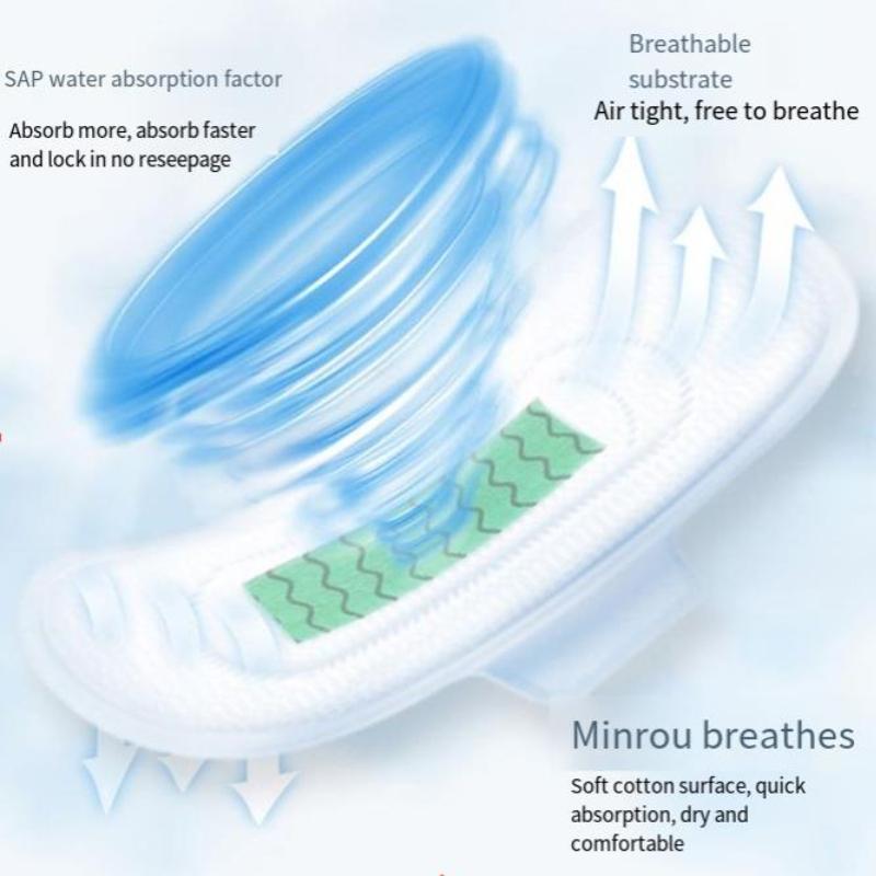 Гигиенические прокладки для женской гигиены, мягкие хлопковые менструальные прокладки, удобные дышащие и герметичные