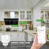 Умная розетка Zigbee Tuya Smart Life App Control, европейская вилка 16a 20a, беспроводная розетка с монитором мощности для Alexa Alice Google Home