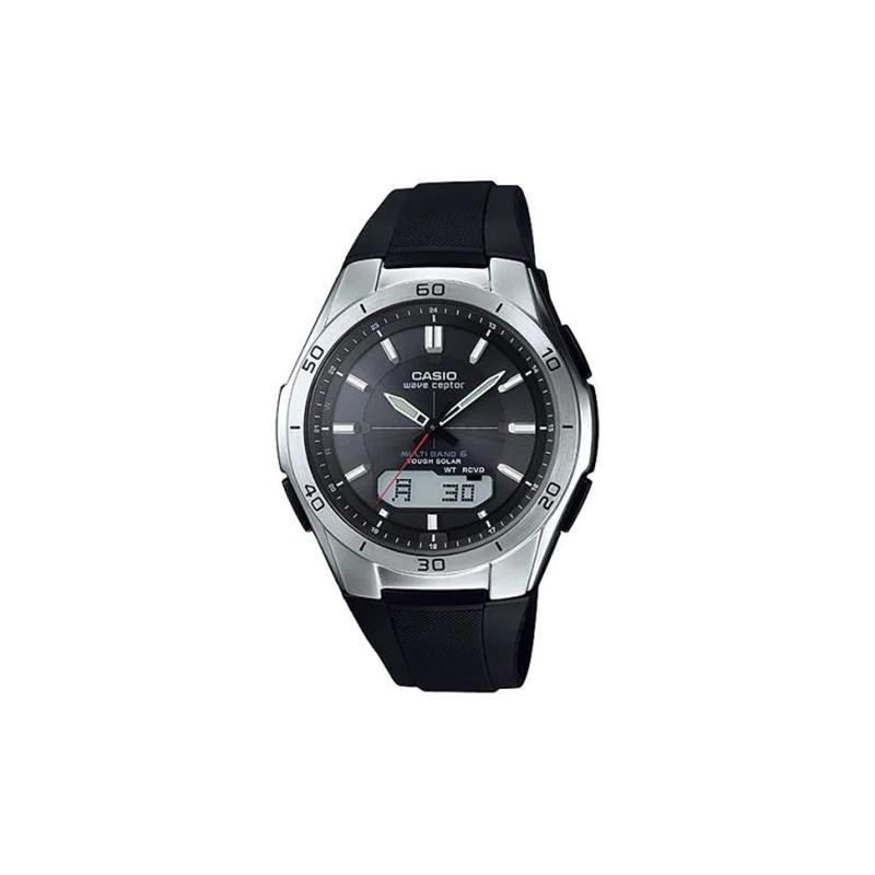 Casio Серия VINTAGE-Диск Наручные Водонепроницаемые и Ударопрочные Часы на Солнечной Батарее Кварцевый Механизм Ремешок из Смолы Японские и Корейские Часы Мужские Часы WVA-M640-1AJF