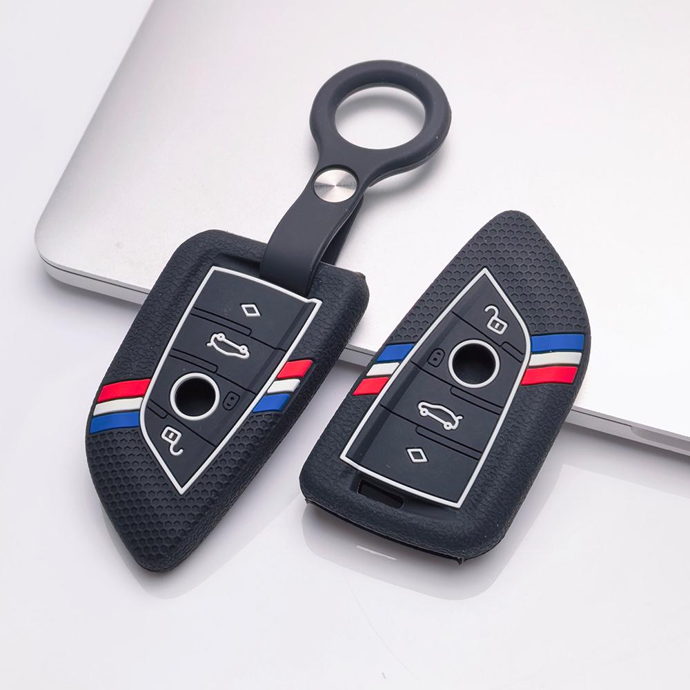 Чехол для брелока для BMW i5 X1 X2 X3 X4 X5 X6 X7 Защита от царапин Ударопрочная защита Мягкая текстура для захвата Чувствительные кнопки Тактильный Пылезащитный чехол