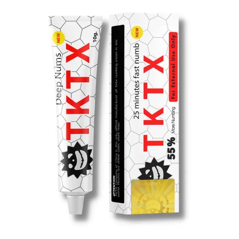 TKTX 55% Обезболивающий крем 10 г черный/белый/синий/желтый/зеленый/золотой/красный