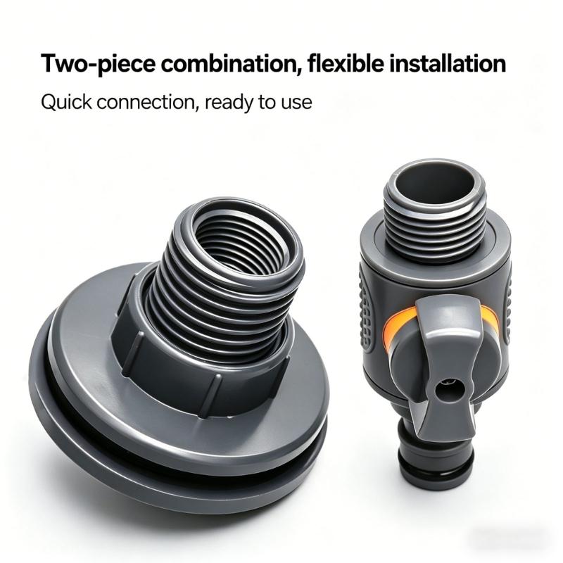 Not drop PVC Container Part With Orange measure Control For Outdoor Water Management