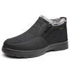Winter High Top Men's Cotton Shoes with Thick Fleece, Warm, Waterproof, Anti Slip, Oversized, Unisex Boots 38-48 Boots for Men