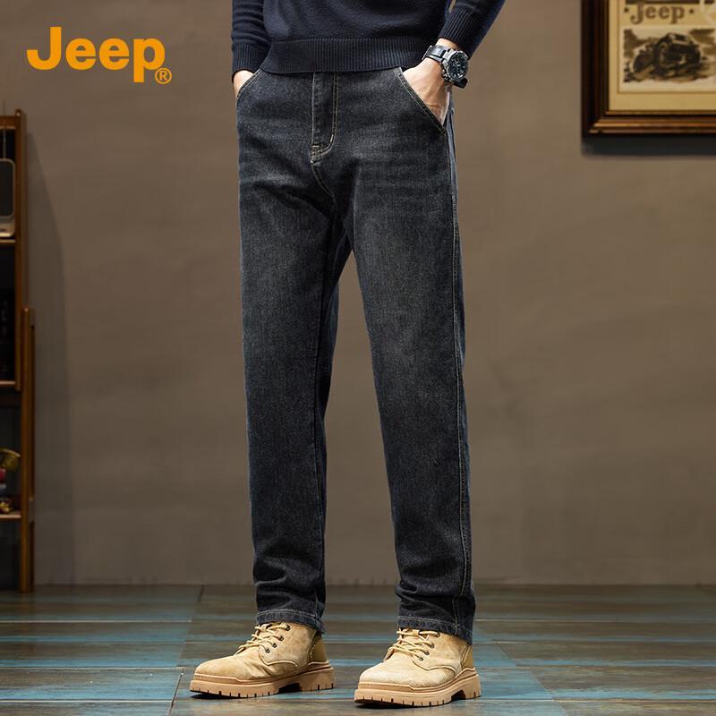 Jeep Мужские джинсы из денима прямого кроя