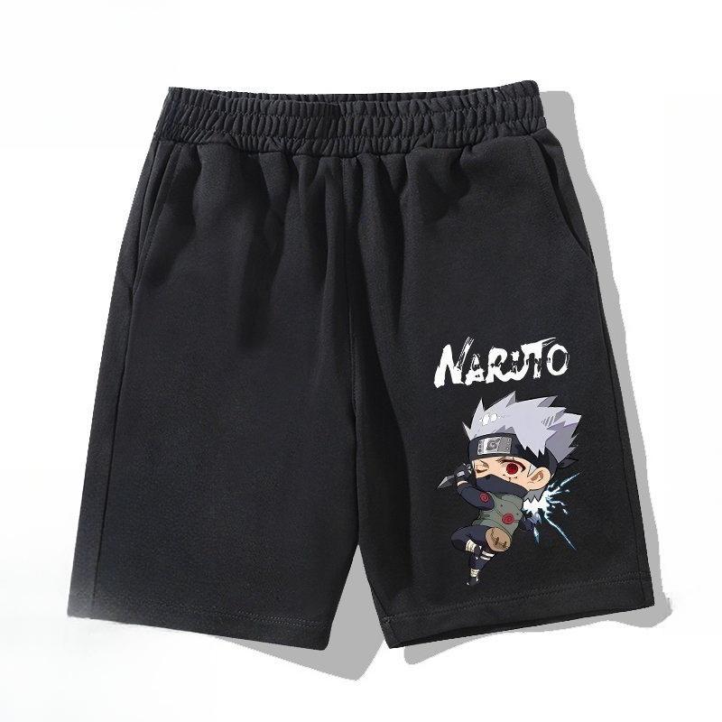 Naruto Shorts - Zabuza Momochi, Uzumaki Clan, Graphic Print Pattern Cotton Summer 2026 New Style Versatile for Men