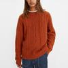 Мужской свитер Levis Vintage Knit Crew Neck Loose Wool Sweater Brick-Red A0732-0001