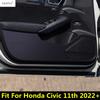 Для Honda Civic 11-го поколения - 2024 Автомобильные наклейки на боковые двери, защитная пленка от пинков, накладки на края, наклейки из углеродного волокна, аксессуары для интерьера