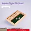 Wooden Digital Flip Board Game for Party and Bar Entertainment
