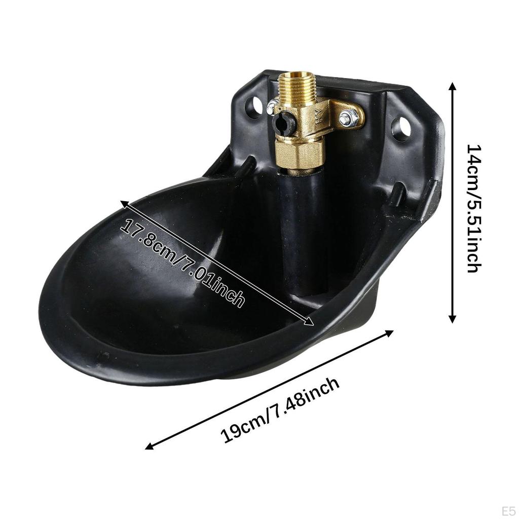 Automatic Drinking Bowl for Farm Animals Including Calf, Dog, Cow, Horse, Goat