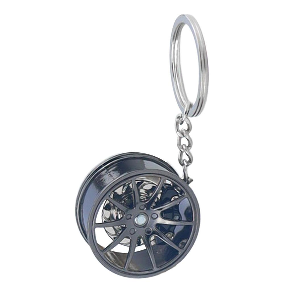 Брелок для ключей в виде автомобильного обода, металлический брелок для ключей в виде автомобильного обода, брелок в форме автомобильного обода, брелок из сплава для рюкзаков, сумок, ключей от машины