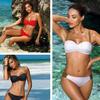 Сексуальный женский купальник Push Up, купальники, женский бандажный купальный костюм, бразильский бикини, пляжная одежда, комплект из 2 предметов, купальный костюм