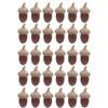 30PCS Xmas Acorn Ornament Multifunctional Artificial Acorns Decoration for Handcraft Wedding