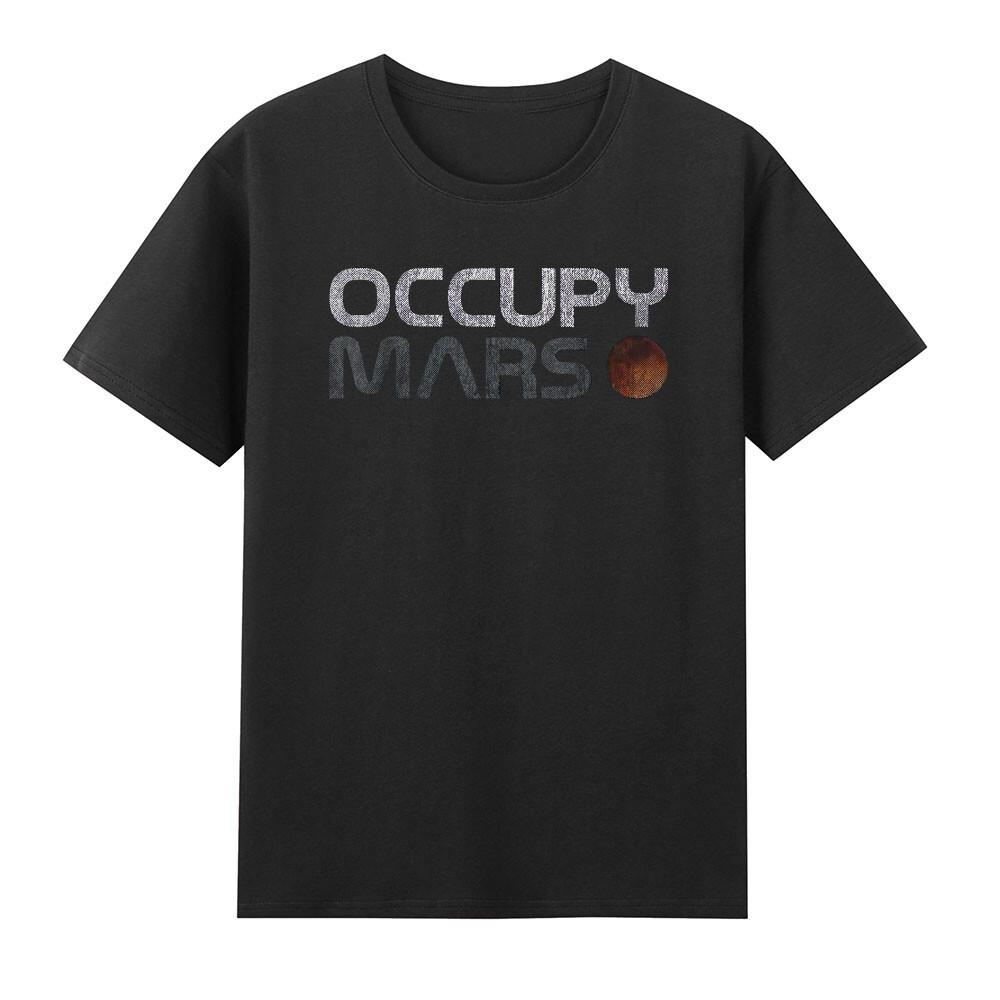 Occupy Mars Astronomy Space Funny Explorer Astronaut Universe TShirt
