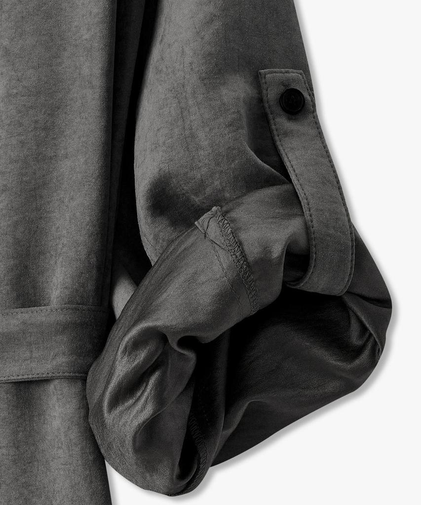 Bobeu Belt Detail Soft Touch Dress _Charcoal_7156337003