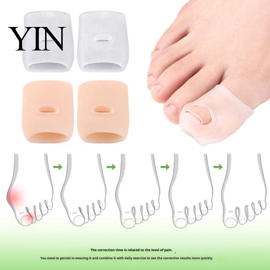 Comfortable Toe Sleeves for Sports 1 Pair Ingrown Toenail Corrector, Separator, Soft SEBS Silicone Sleeve Big Pain Correction Relief And Nail