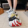 Trimmed Dough Simple Versatile Velcro Little White Shoes Women's Summer Fashion College Style Sports Board Shoes Fashion Casual Shoes