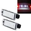 2 PCS License Plate Light with 18 SMD-3528 Lamps for Renault,2W 120LM,6000K, DC12V(White Light)