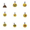 Cartoon Emoji Stuffed Keychain With Short Plush Material For Phone Accessory And Cute Gift Idea