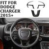 Декоративная накладка на руль из карбона для Dodge Charger Challenger Durango15+