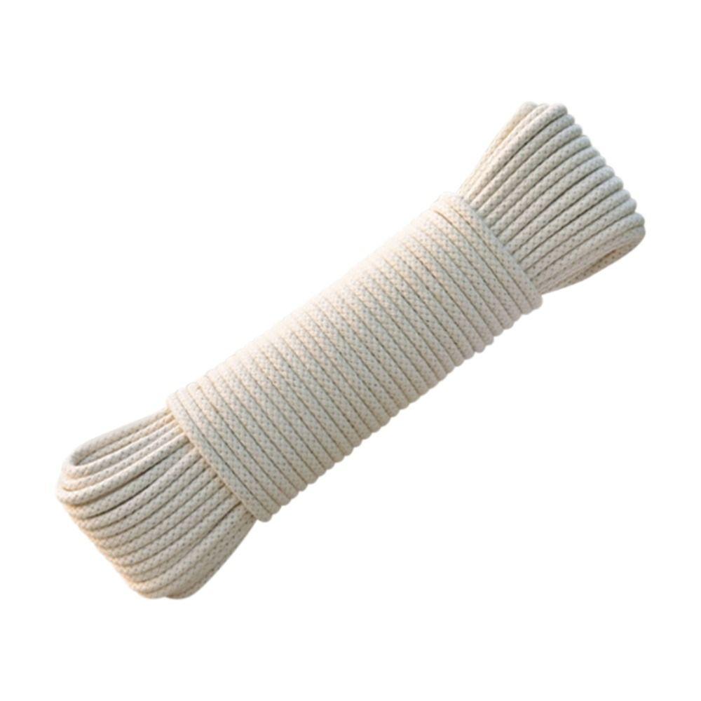 Прочные бельевые веревки Мягкий обвязочный шнур Многоразовая плетеная веревка Для помещений