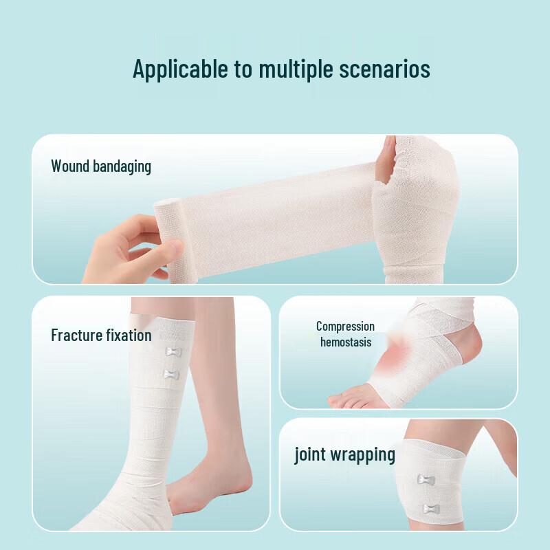 Haishi Hainuo Эластичный бинт рулон, 7,5 см x 4,5 м, 3 рулона