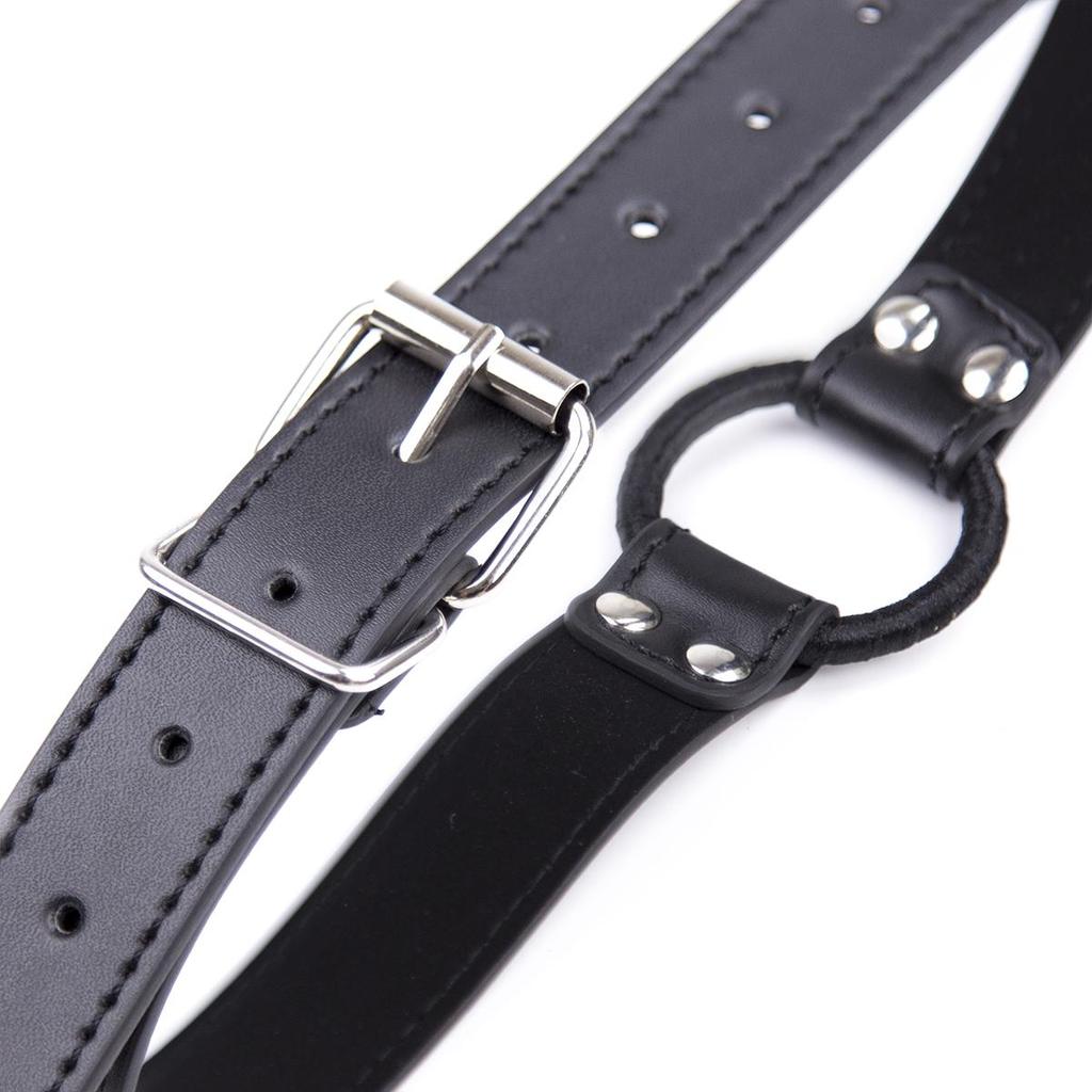 VaHppy O-Ring Gag 63cm 65g 4.8cm PU 3Colors SM BDSM Bondage Sex Toys Couple Games Oral Sex Deep Throat Forced Open Mouth Flirtin