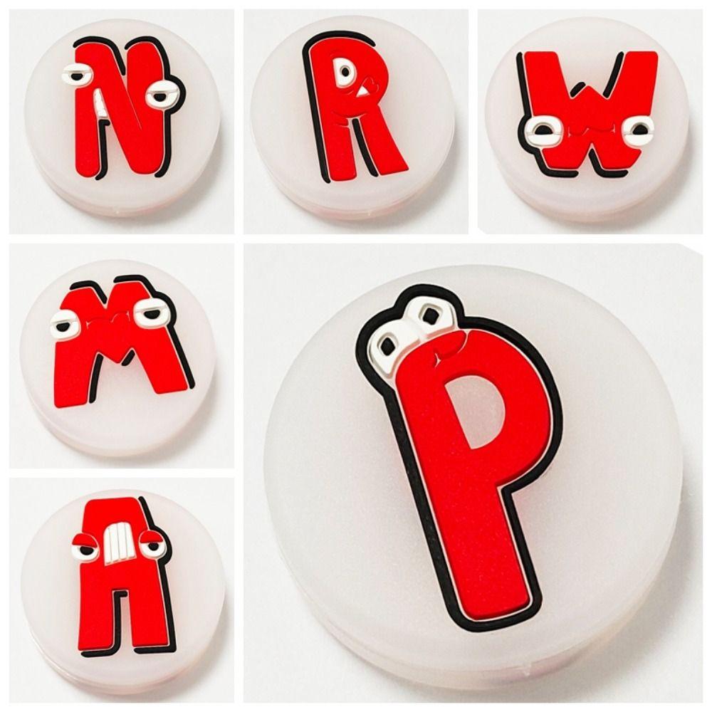 Силиконовый теннисный амортизатор с 26 английскими буквами, теннисная ракетка, амортизатор, ракетка для сквоша