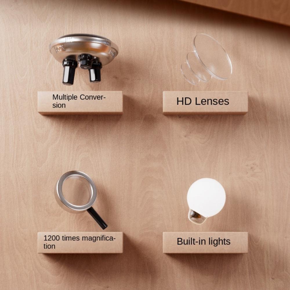 HD Children Microscope Kit Adjustable Child Biological Microscope Toy  Children Gift