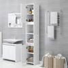 VidaXL Bathroom Cabinet White 30x30x183.5 Cm Engineered Wood 802669