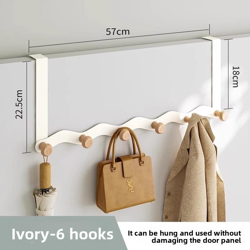 Крючок на дверь Настенная вешалка для одежды без пробивки Крючок для одежды Входная дверь Настенный крючок для пальто и шляп Крючок-рейка для спальни