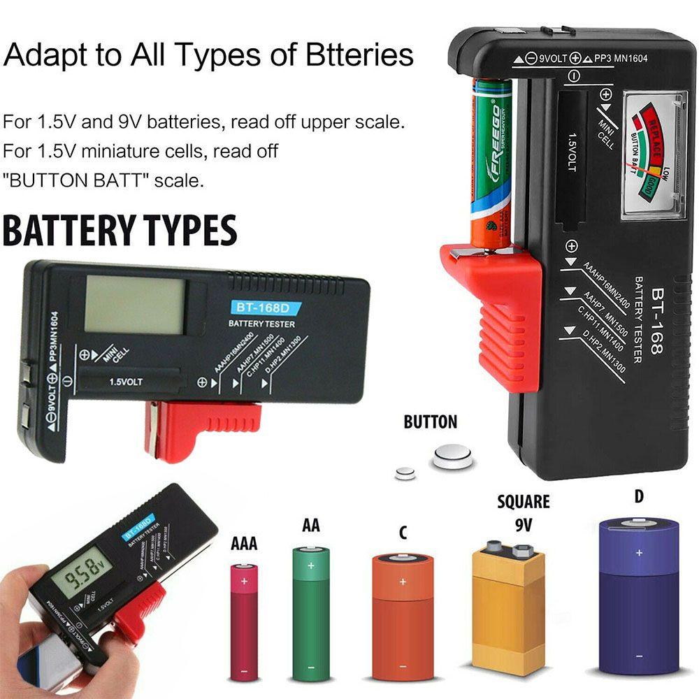 Проверка напряжения Тестер напряжения батареи Прибор для измерения электроэнергии Индикатор емкости батареи