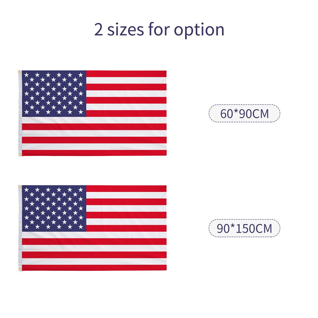 Флаг Америки Флаг США из полиэстера США Звездная полоса США 60*90 см/2*3 фута для улицы и интерьера