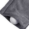 1Pcs Grey Outdoor Sports Towe Golf Ball Cleaning Towel Microfiber Scrub Cleaning Club Wipe Ball Towel Golf Ball Cleaning Towel
