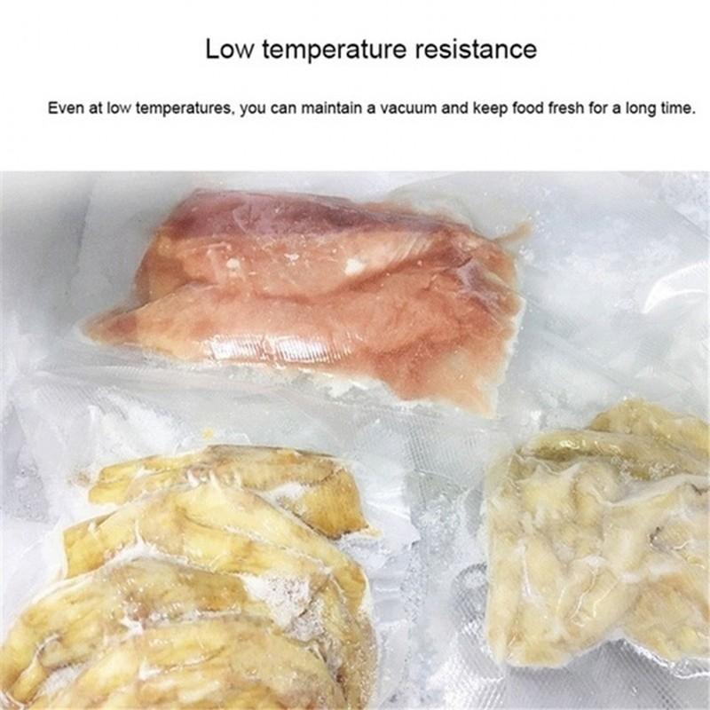 Более толстые кухонные вакуумные пакеты, многоразовые рулоны, сохраняющие свежесть продуктов, сумки для хранения в холодильнике, пакеты для замораживания