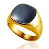 [Cisst Liber] Signet Ring Mens Ring Ring Ring Men's Seal Stand Seal Stand Ring Signet Surgical Stainless Steel Stainless Gold Golden Gold No. 18 ~ No.