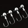 Big Jigs Head Fishing Hook 50-20Pcs/box All Size 1-20g Round Ball Jig Heads Hooks Weedless Long Shank for Soft Worm Bait Fish