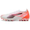 Ultra 5 Series Ultimate Comfortable Durable Mg (Rubber Short Stud) Soccer Shoes Unisex Soccer Shoes White Orange 108342-01