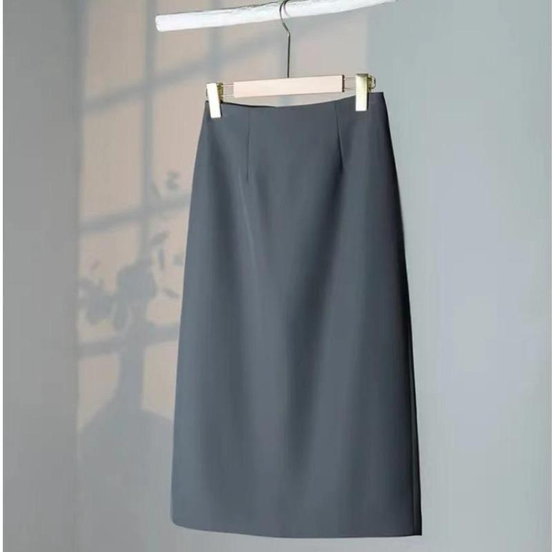 Женские сексуальные облегающие юбки. Эластичная офисная юбка-карандаш премиум-класса. Юбка ниже колена с высокой талией. Классические и лестные повседневные деловые наряды.