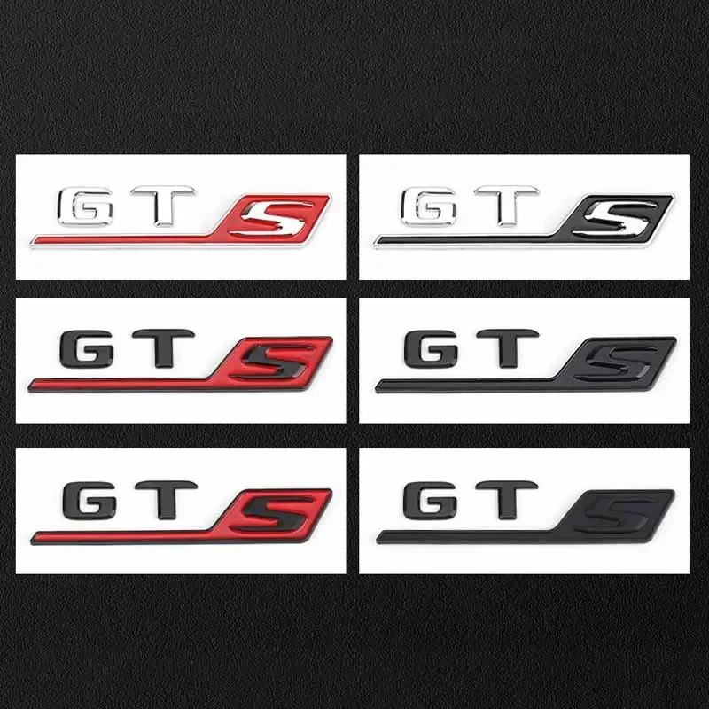 GTR GTS GTC 3D ABS Letter Rear Trunk Decal Emblem Badge Sticker For Mercedes Benz AMG GT R S C GT43 GT63 C190 Car Accessories