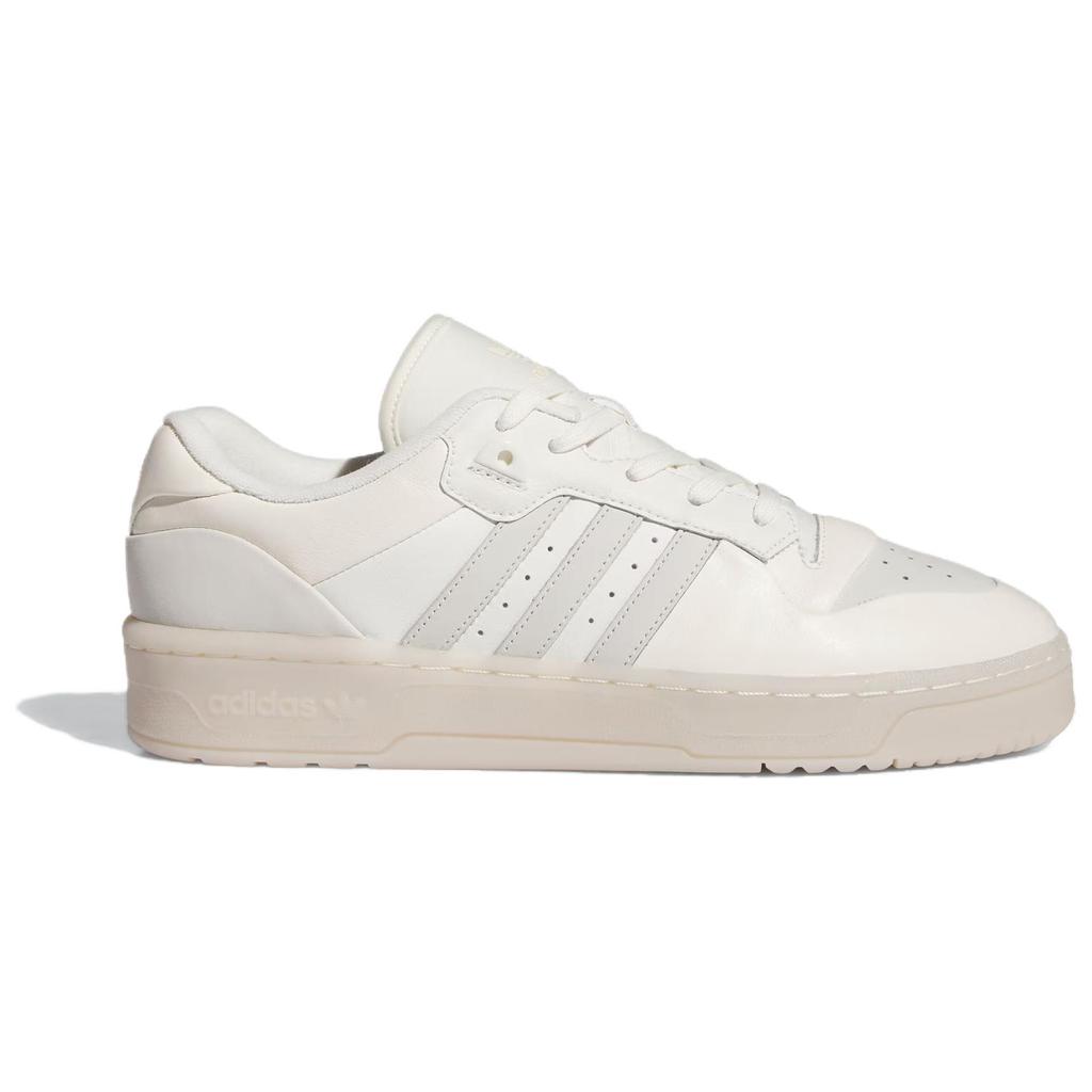adidas Белые кроссовки унисекс Rivalry Low Off White Wonder кремовые IG6495