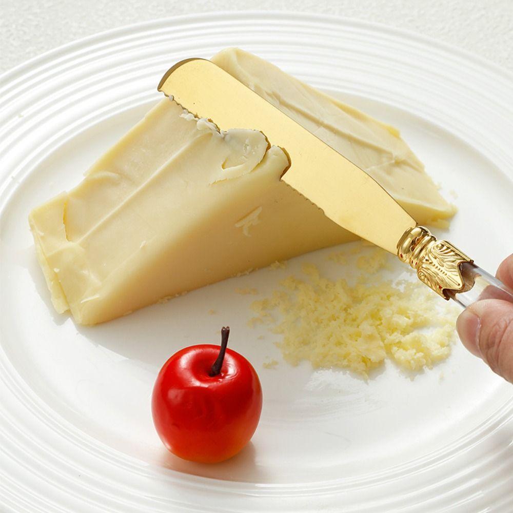 Stainless Steel Cheese Shovel Fork Set Reusable Cake Shovel Cheese Tools Dessert Knife Kitchen