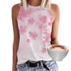 Летние цветные бабочки с цветочным принтом 3D майки женские уличные Y2k свободный жилет без рукавов с открытыми плечами женская майка