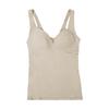 BVD Cupped Tank Soft Bra Sand Beige Top, 100% Cotton, Cotton, Top, Women's,