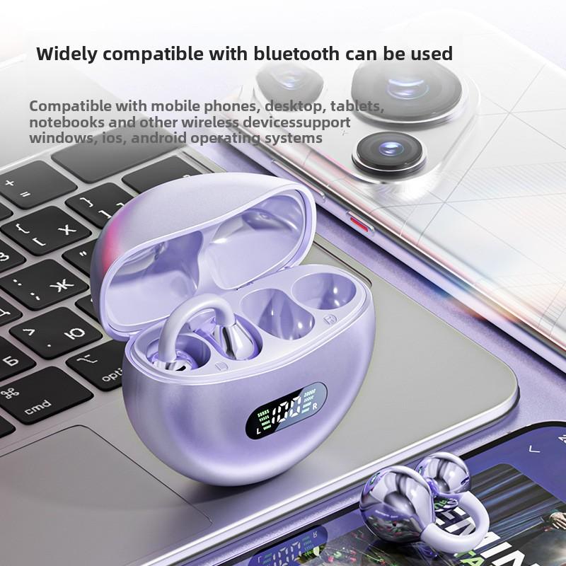 Новая открытая беспроводная Bluetooth-гарнитура с клипсой Air Bone Conduction, сверхдолгий срок службы и высокое качество звука