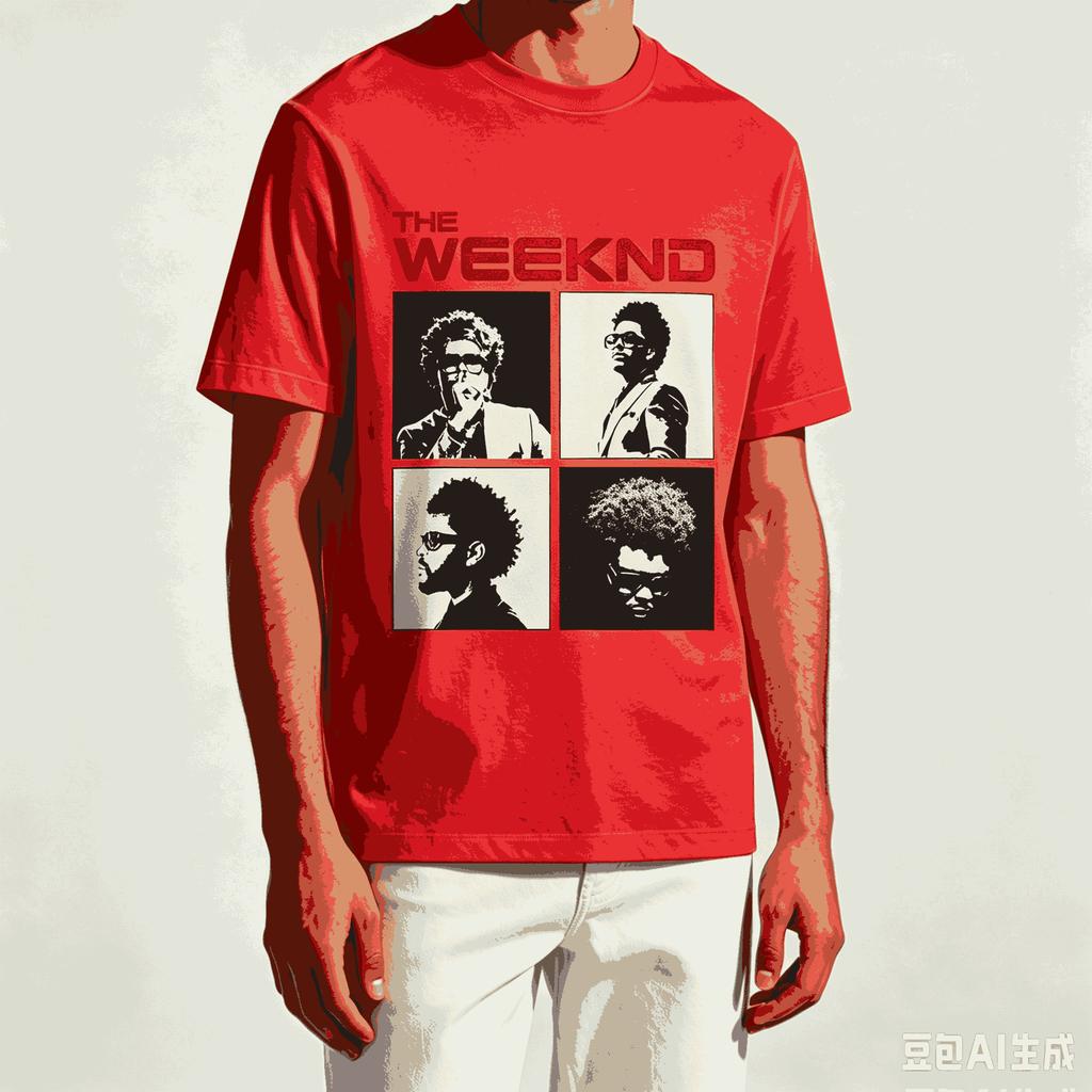 The Weeknd For Fan Gift Tshirt Unisex Unisex Harajuku Oversized Unisex Short Sleeve Streetwear High Quality Couples Classic Soft