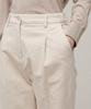 MUSINSA STANDARD WOMAN Женские сужающиеся вельветовые брюки [Кремовый]