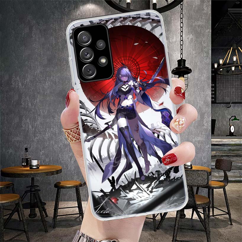 Чехол для телефона Honkai Star Rail Acheron для Samsung Galaxy A71 A51 A41 A31 A21S A11 A70 A50 A40 A30 A20E A10S A20S A6 A7 A8 A9 + Sof
