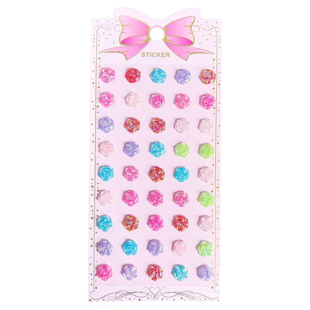 Детские наклейки-кристаллы с драгоценными камнями для DIY - Фигуры с бриллиантами ручной работы для макияжа и украшения для девочек